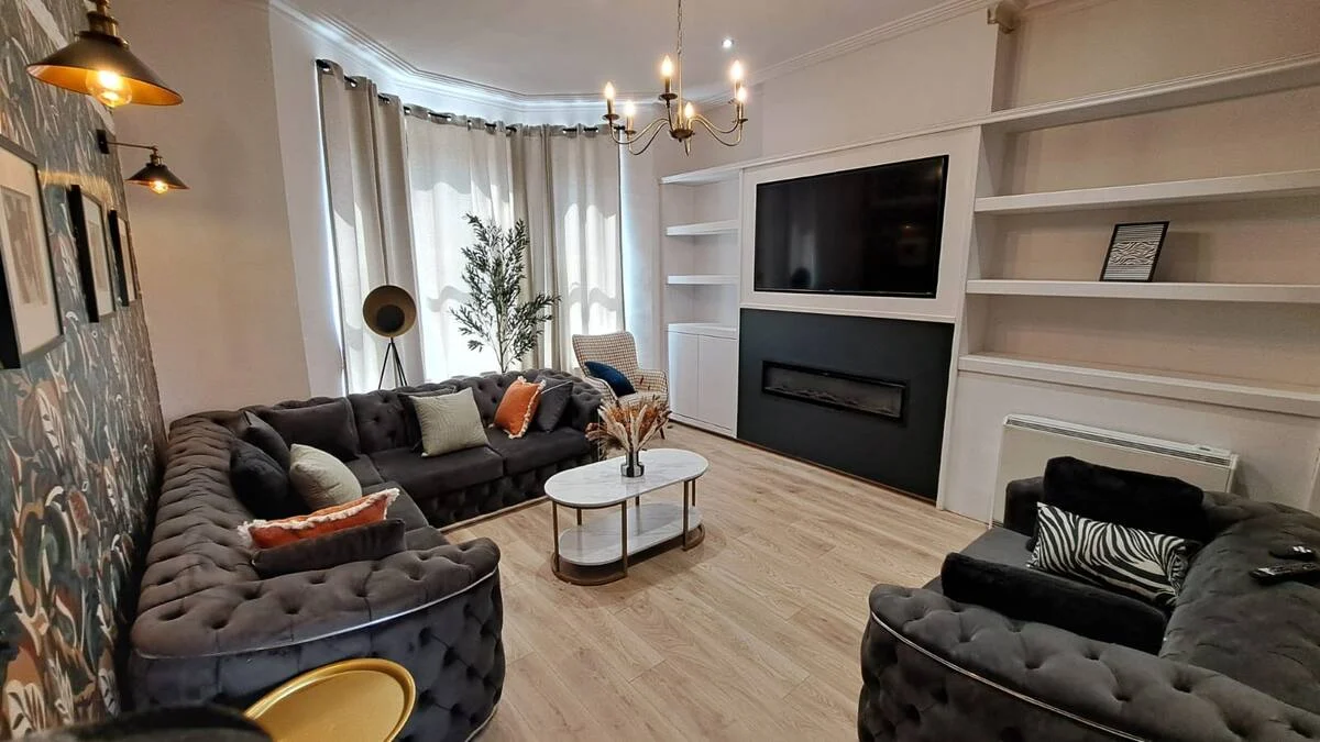 Lounge at Withnell Road, Blackpool
